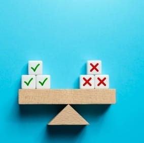 balance of pros and cons