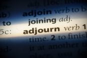 adjourn