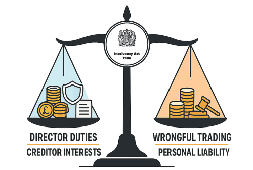shows the balance of trading wrongfully